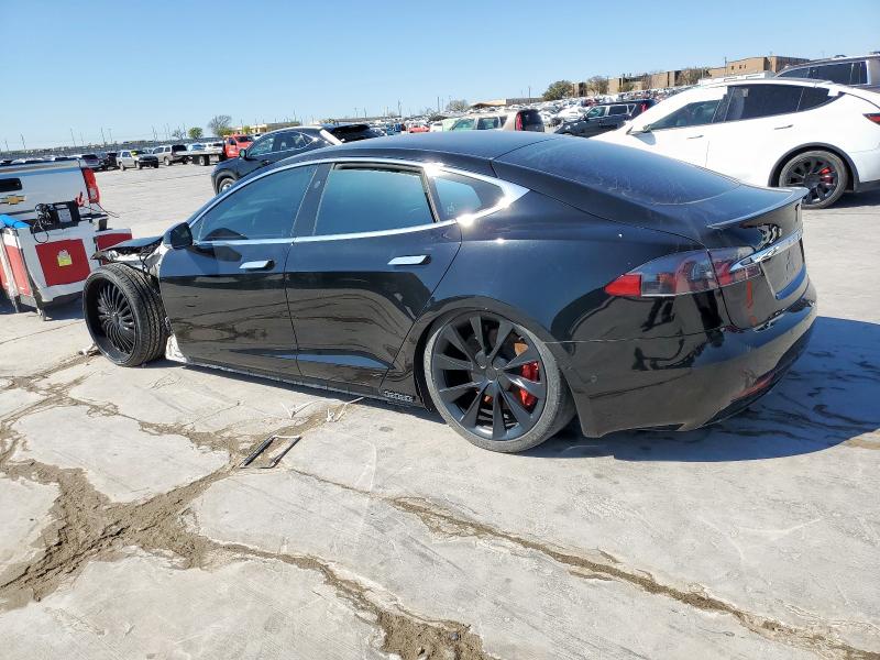 5YJSA1E46KF331936 - 2019 TESLA MODEL S Սև լուսանկար 2