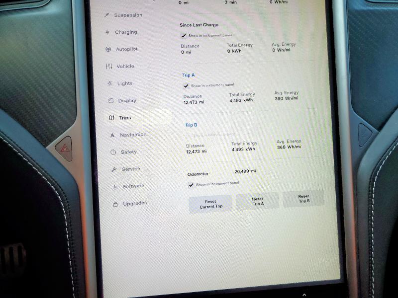 5YJSA1E46KF331936 - 2019 TESLA MODEL S Սև լուսանկար 9