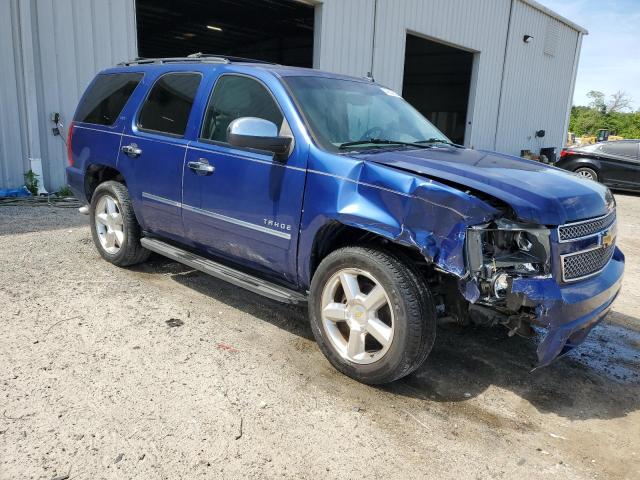 1GNSKCE06CR255739 - 2012 CHEVROLET TAHOE K1500 LTZ BLUE photo 4