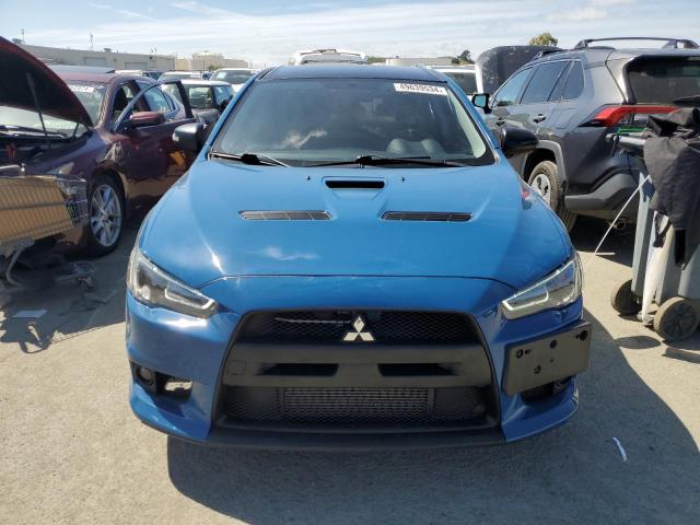 JA32W8FV6EU016341 - 2014 MITSUBISHI LANCER EVOLUTION GSR BLUE photo 5