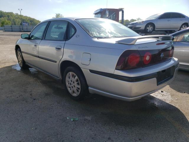 2G1WF52E439103200 - 2003 CHEVROLET IMPALA SILVER photo 2