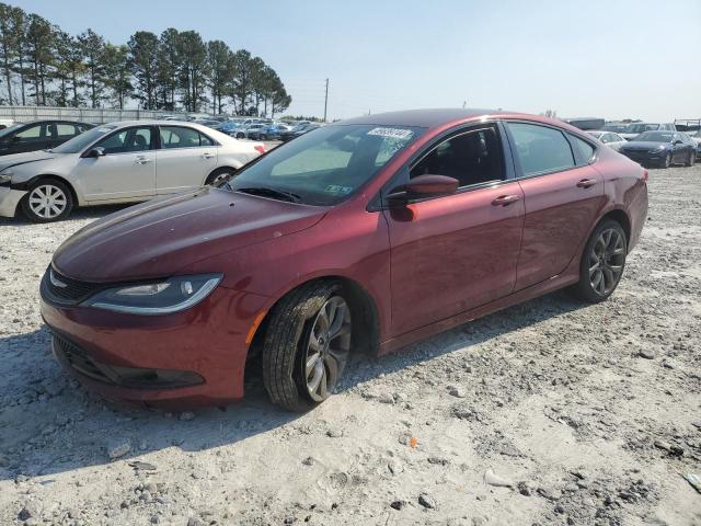 1C3CCCDG1FN718055 - 2015 CHRYSLER 200 S RED photo 1