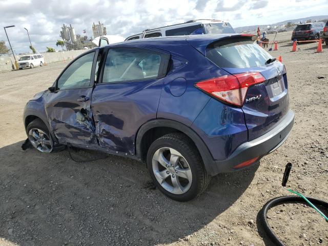 3CZRU5H34HG709698 - 2017 HONDA HR-V LX BLUE photo 2