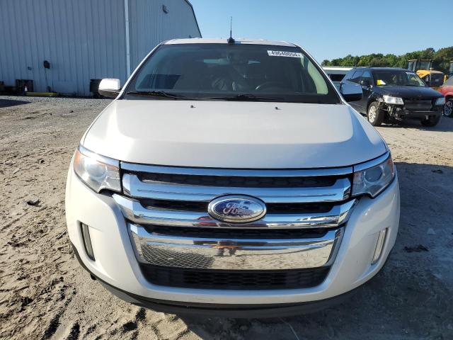 2FMDK3JC6EBA94571 - 2014 FORD EDGE SEL WHITE photo 5