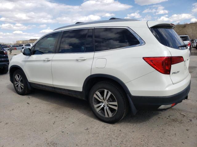 5FNYF6H66JB000018 - 2018 HONDA PILOT EXL WHITE photo 2