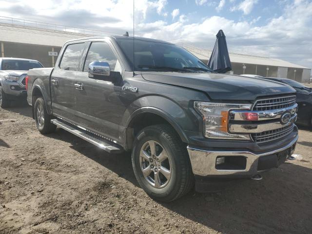 1FTEW1E55JKF78969 - 2018 FORD F150 SUPERCREW GRAY photo 4