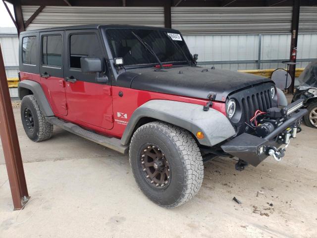 1J4GB39137L230415 - 2007 JEEP WRANGLER X RED photo 4