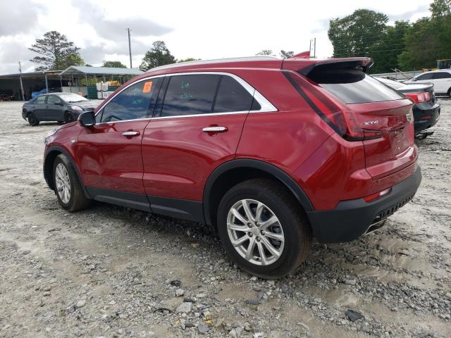 1GYAZAR47NF100794 - 2022 CADILLAC XT4 LUXURY RED photo 2