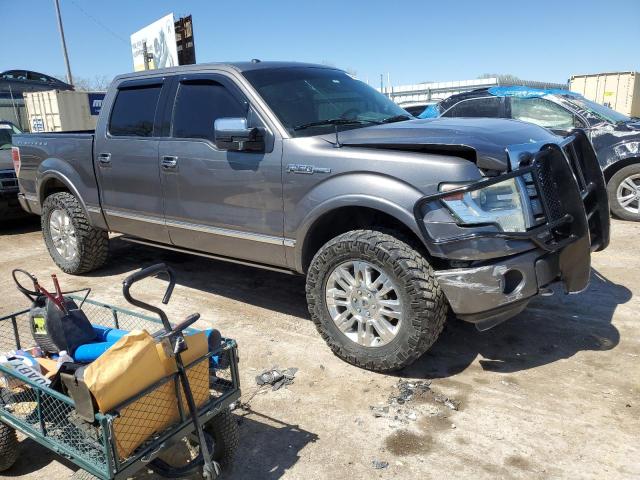 1FTFW1E6XDFB09726 - 2013 FORD F150 SUPERCREW GRAY photo 4