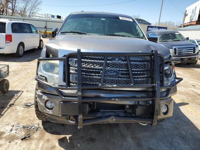 1FTFW1E6XDFB09726 - 2013 FORD F150 SUPERCREW GRAY photo 5