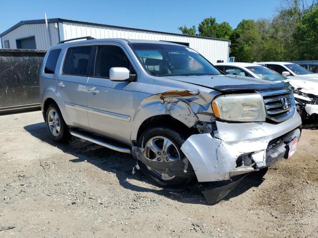 5FNYF3H51CB034117 - 2012 HONDA PILOT EXL SILVER photo 4