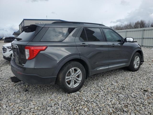 1FMSK7DH9LGC58939 - 2020 FORD EXPLORER XLT GRAY photo 3