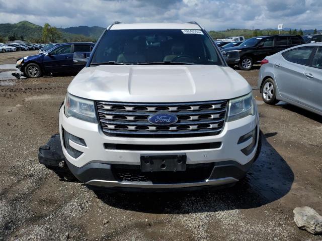 1FM5K7D80GGA62262 - 2016 FORD EXPLORER XLT WHITE photo 5