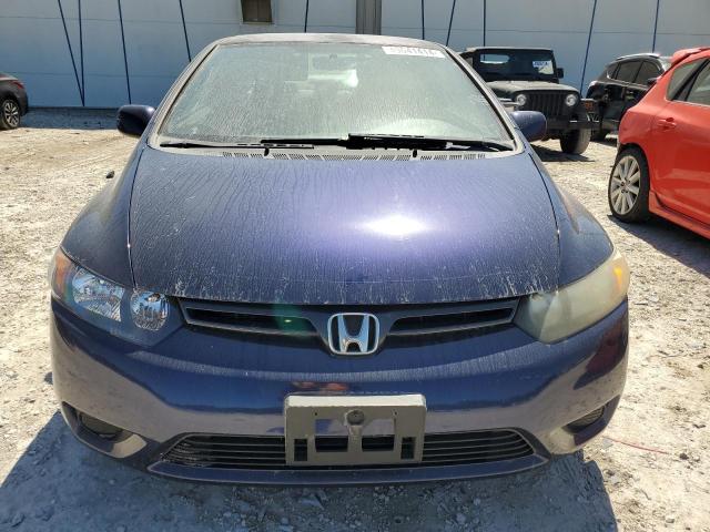 2HGFG12627H530541 - 2007 HONDA CIVIC LX BLUE photo 5