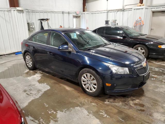 1G1PF5S98B7157008 - 2011 CHEVROLET CRUZE LT BLUE photo 4