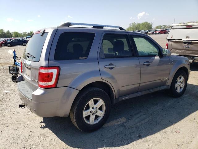 1FMCU49HX8KA33570 - 2008 FORD ESCAPE HEV GRAY photo 3