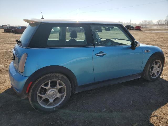 WMWRE33464TD86890 - 2004 MINI COOPER S BLUE photo 3