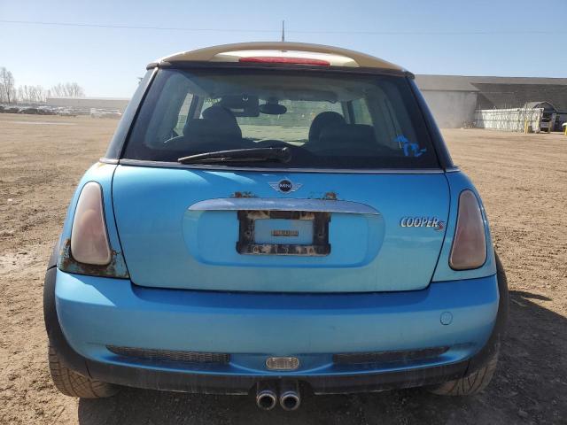 WMWRE33464TD86890 - 2004 MINI COOPER S BLUE photo 6