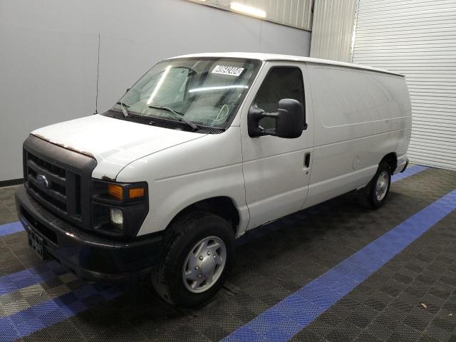 1FTNE1EWXCDB34361 - 2012 FORD ECONOLINE E150 VAN WHITE photo 1