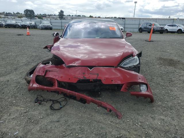 5YJSA1E23KF342763 - 2019 TESLA MODEL S 红色 照片 5
