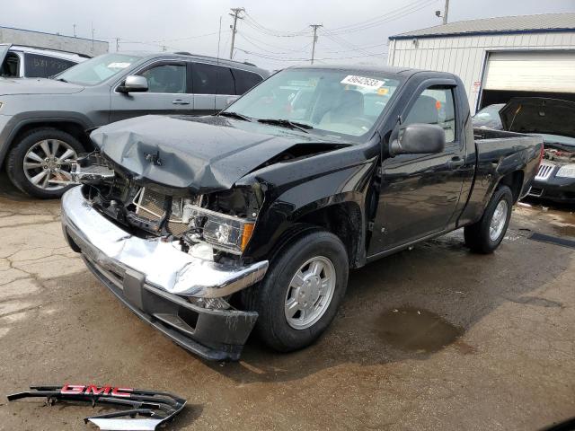 1GTCS149878101255 - 2007 GMC CANYON BLACK photo 1