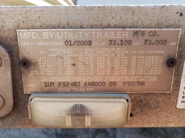 1UYFS2483AA802006 - 2010 UTILITY TRAILER SILVER photo 10