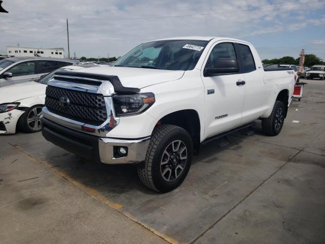 5TFUY5F19MX972507 - 2021 TOYOTA TUNDRA DOUBLE CAB SR/SR5 WHITE photo 1