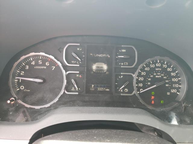 5TFUY5F19MX972507 - 2021 TOYOTA TUNDRA DOUBLE CAB SR/SR5 WHITE photo 9