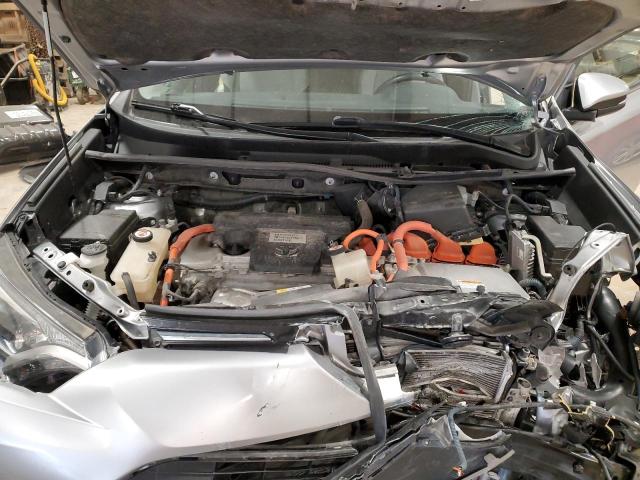 JTMRJREV7JD157080 - 2018 TOYOTA RAV4 HV LE Արծաթագույն լուսանկար 12