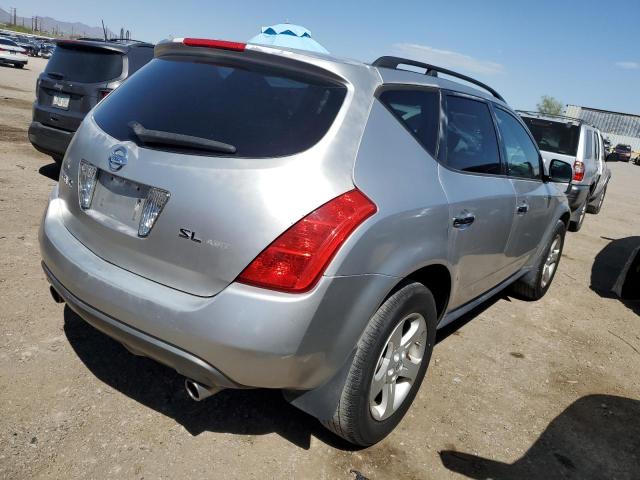 JN8AZ08W33W230060 - 2003 NISSAN MURANO SL SILVER photo 3