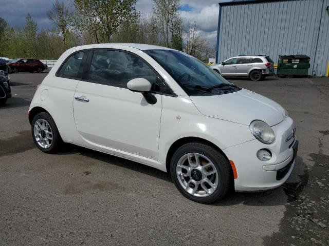 3C3CFFAR1FT590222 - 2015 FIAT 500 POP WHITE photo 4