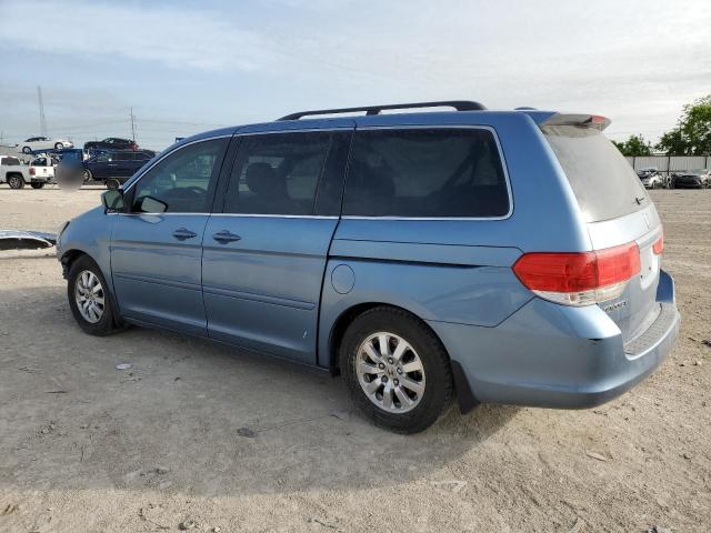 5FNRL3H79AB085862 - 2010 HONDA ODYSSEY EXL BLUE photo 2