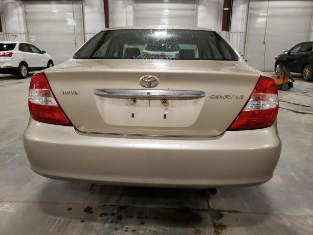 4T1BE32K32U512286 - 2002 TOYOTA CAMRY X LE TAN photo 6