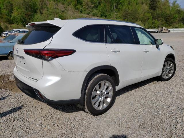 5TDKDRBH1PS013934 - 2023 TOYOTA HIGHLANDER L WHITE photo 3