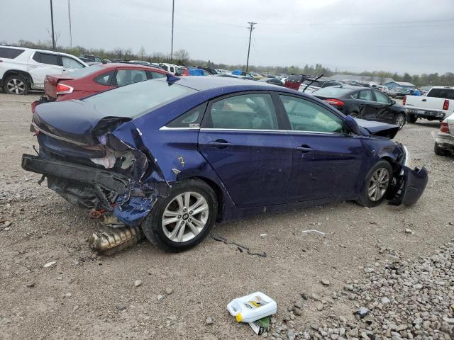 5NPEB4AC2BH146034 - 2011 HYUNDAI SONATA GLS BLUE photo 3