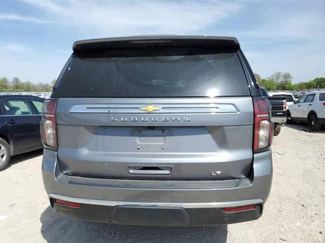 1GNSKCKD6NR115703 - 2022 CHEVROLET SUBURBAN K1500 LT SILVER photo 6