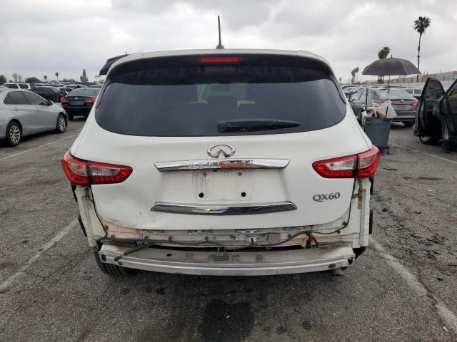 5N1AL0MN4EC529230 - 2014 INFINITI QX60 WHITE photo 6