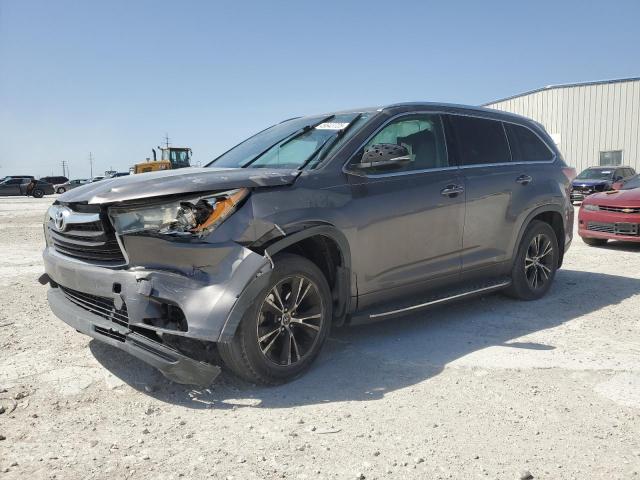 5TDKKRFH8GS134993 - 2016 TOYOTA HIGHLANDER XLE GRAY photo 1