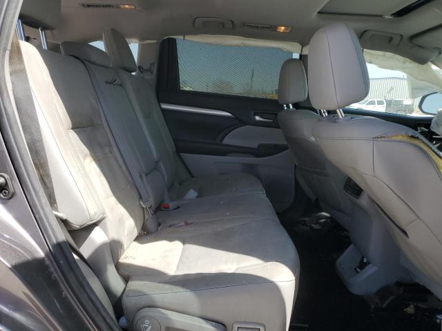 5TDKKRFH8GS134993 - 2016 TOYOTA HIGHLANDER XLE GRAY photo 11