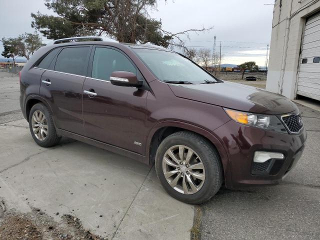 5XYKWDA2XCG190614 - 2012 KIA SORENTO SX BURGUNDY photo 4