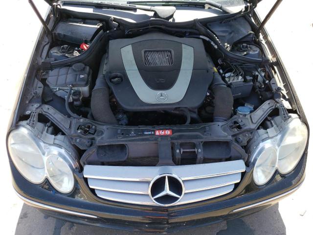 WDBTK56F77T082168 - 2007 MERCEDES-BENZ CLK 350 BLACK photo 11