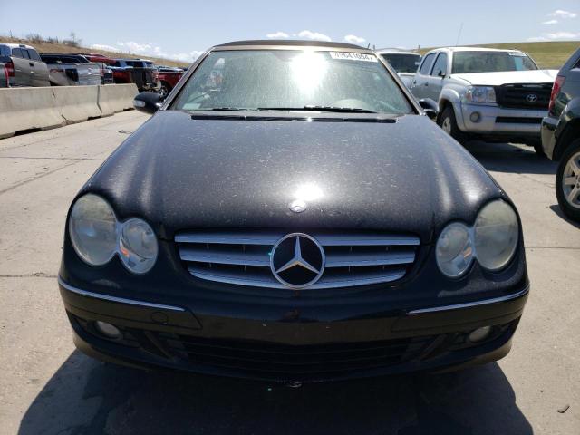 WDBTK56F77T082168 - 2007 MERCEDES-BENZ CLK 350 BLACK photo 5