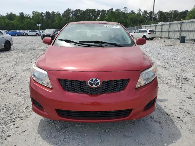 2T1BU4EEXAC424799 - 2010 TOYOTA COROLLA BASE RED photo 5