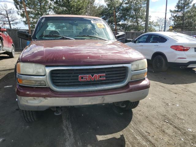 1GTGK29U7XZ511253 - 1999 GMC NEW SIERRA K2500 BURGUNDY photo 5