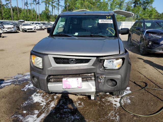 5J6YH286X4L034221 - 2004 HONDA ELEMENT EX GRAY photo 5