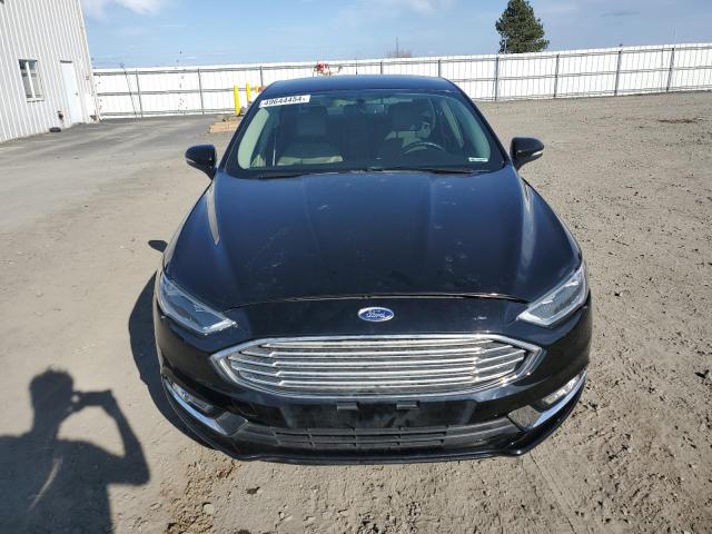 3FA6P0HD4JR198280 - 2018 FORD FUSION SE BLACK photo 5