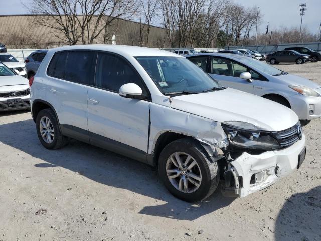 WVGBV3AX7EW594674 - 2014 VOLKSWAGEN TIGUAN S WHITE photo 4