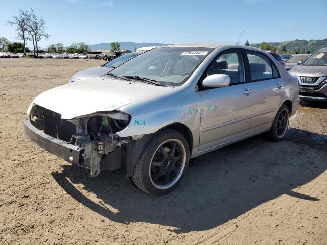 JTDBR32E942017592 - 2004 TOYOTA COROLLA CE SILVER photo 1