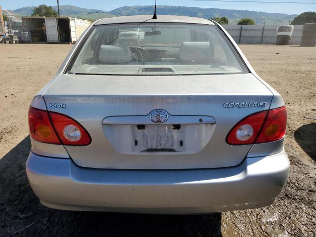 JTDBR32E942017592 - 2004 TOYOTA COROLLA CE SILVER photo 6