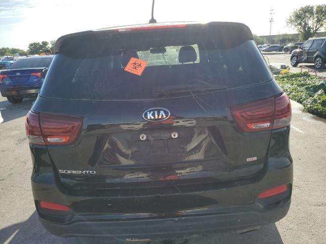 5XYPG4A39KG582896 - 2019 KIA SORENTO L BLACK photo 6